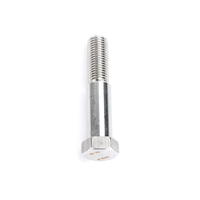 Vis hexagonales en acier au carbone M6-M16, filetage partiel, classe 8.8, zinguées, pour machines de construction