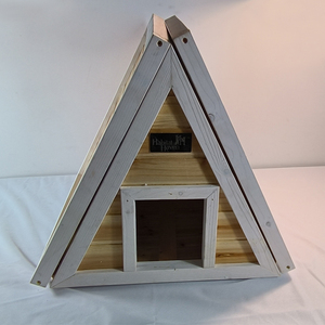 Maison de chat en bois en plein air de nouvelle conception de <span class=keywords><strong>nid</strong></span> de chat triangulaire avec portail d'évasion de vente chaude - Product Image 5