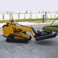 Accessoire de débroussailleuse hydraulique pour mini-chargeuse, équipement de coupe d'herbe, matériel de construction