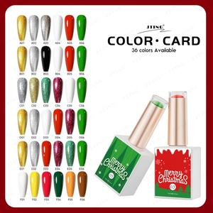 JTING - Juego de Esmaltes de Uñas en Gel Navideños, 6 Colores, en Caja, OEM, Personalización Gratuita, Marca Única, Suministros de Esmaltes de Uñas en Gel - Product Image 3
