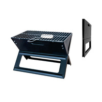 Barbecue portable mini pliable au charbon de bois, facile à transporter, modèle en fer EMI-44GD, fabriqué en Chine, directement du fabricant