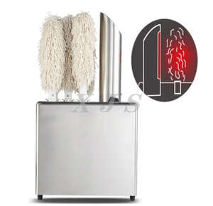 Laveuse-polisseuse électrique commerciale en acier inoxydable pour verrerie, sécheuse et polisseuse de verres à vin - Product Image 4