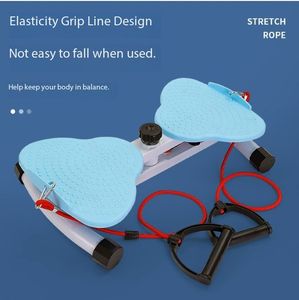 Placa de cintura de rebote de doble eje, máquina de Fitness de torsión silenciosa para el hogar con masaje de resistencia ajustable para ejercicio de pies - Product Image 3