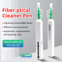 Nouveau stylo de nettoyage de Fiber optique en un clic 2.5mm connecteur nettoyeur de Fiber optique pour SC ST FC