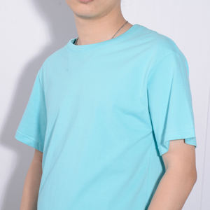 T-shirts pour hommes de grande taille en coton 100% de haute qualité 180 g/m², impression, broderie, t-shirt uni surdimensionné unisexe personnalisé - Product Image 4