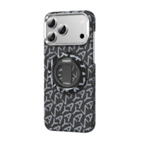 Coque de téléphone magnétique professionnelle antichoc pour iPhone 17 Pro Max avec support rotatif et chargement sans fil – Style urbain tendance (OEM)