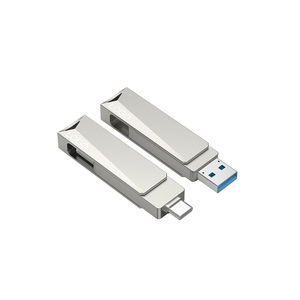 Unidad Flash USB 3.0 Tipo-C de Doble Interfaz Metálica de Alta Velocidad 2026, <span class=keywords><strong>32GB</strong></span>/64GB/128GB OTG para Teléfono, iPhone, <span class=keywords><strong>MacBook</strong></span>, Laptop, Tablet - Product Image 1