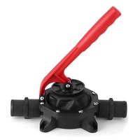 [États-Unis en stock] pompe à main à diaphragme avec poignée en plastique petite pompe de type poussoir à manivelle pour fournitures marines d'aspiration