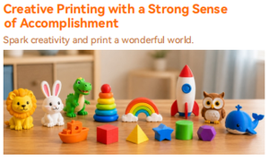 Impresora 3D FDM con pantalla táctil de 2.4 pulgadas, filtración de aire, impresión inteligente con un solo clic para prototipos en estudio doméstico, impresora 3D para niños - Product Image 3