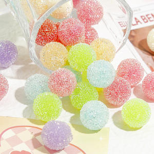 Hot Selling Cute Love Shape <b>Clay</b> Acrylic Sugar <b>Beads</b> for <b>Bracelet</b> Phone Case Beadable Keychain Jewelry Making - Product Image 3