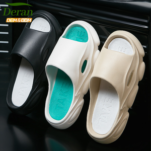 DERAN OEM – Nouvelles sandales antidérapantes pour hommes, rehaussantes, en EVA souple, pour l'extérieur, style mode, plage, semelles épaisses, design tendance - Product Image 3