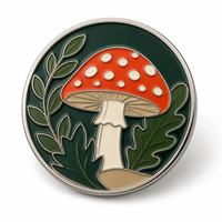 Marqueurs de balle de golf en émail doux naturel, vente en gros, motifs champignon, abeille, renard, animaux, fleurs, pièce de monnaie argentée, cadeau pour golfeur, marqueurs de balle de golf personnalisés