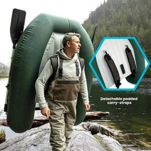 2025 <span class=keywords><strong>Intex</strong></span> 68381 Big Catch Pro luxe 54 pouces pagaie pompe à haut rendement détachable support de canne à pêche PVC gonflable dérive - Product Image 1