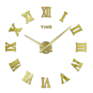 <span class=keywords><strong>100CM</strong></span>ビッグサイズDIYリムーバブルウォールステッカー時計家の装飾用ビッグモダンラグジュアリーデジタル壁掛け時計reloj pared horloges - Product Image 4