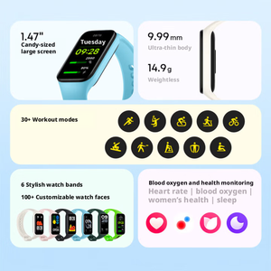 Reloj Inteligente Deportivo <span class=keywords><strong>Redmi</strong></span> <span class=keywords><strong>Watch</strong></span> 2 Original, Modos Multideportivos, Función <span class=keywords><strong>NFC</strong></span>, Seguimiento de Salud, Reloj Inteligente para Hombre y Mujer - Product Image 2