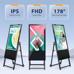 เครื่องเล่นโฆษณาดิจิทัลแบบตั้งพื้น LCD LED ขนาด 32 นิ้ว พร้อม WIFI สำหรับห้างสรรพสินค้า - Product Image 2
