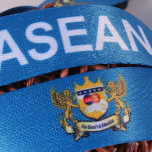 الإعلان البوليستر رخيصة طباعة شعار سلسلة المفاتيح حامل بطاقة مخصص الرقبة الشريط الحبل التسامي - Product Image 2