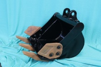 Bucket MINI EXCAVATOR STANDARD UNTUK KEPERLUAN UMUM, untuk EXCAVATOR 0.6-1.8 TON, ATTACHMENT PENGGALAHAN, Garansi 1 Tahun, Mesin