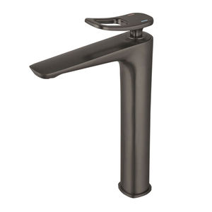 Hotel Household A-level Brass High Width Basin Faucet, Single Hole Single Hollow handle Basin Mixer - Product Image 3
