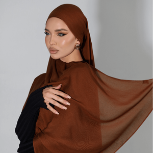 Venta caliente lujoso ligero estilo largo Modal Hijab transpirable suave algodón rayón chal mujeres musulmanes chales tradicionales - Product Image 3