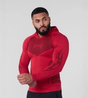 Ensemble de sport moulant : sweat à capuche, pantalon de jogging et veste de fitness extensible
