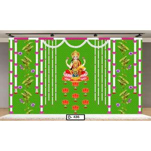 Bannière d'événement personnalisée imprimée numériquement multicolore 5x8 pieds pour festivals, décorations de scène de mariage et événements culturels - Product Image 1