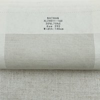 Tissu de lin de coton biologique classique mélange de fil teint richement texturé pour rideau canapé taie d'oreiller sac de meubles Technique tissée