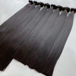 ผมเวียดนามแท้แบบดิบ  แบบไม่ผ่านการแปรรูป  แบบ Super Double Drawn  จัดเรียงเกล็ดผม  แบบ Remy  สำหรับต่อผม - Product Image 6