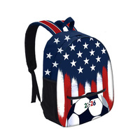 Sac à dos de sport imperméable personnalisé en gros avec fermeture à boucle pour les fans de football - Doublure en polyester