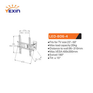 Soportes de Pared <span class=keywords><strong>para</strong></span> TV, Soporte <span class=keywords><strong>para</strong></span> Televisor LED/LCD de 23 a 55 Pulgadas, Proveedor de Fábrica Profesional, Venta al por Mayor - Product Image 2