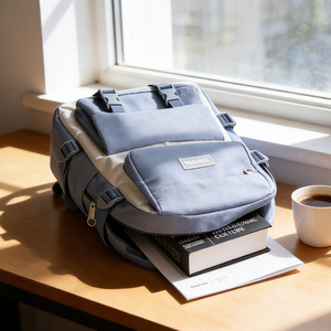 Korean Style Large Capacity Double Shoulder <strong>Backpack</strong> <strong>for</strong> <strong>Women</strong> College Students New Five-Piece Set Including School Bag Students - Product Image 4