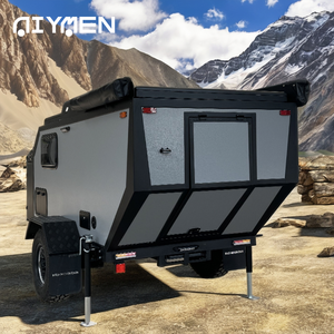 Mini Remorque Cuisine de Luxe Tout-Terrain 4x4 avec Suspension Indépendante et Étanche pour <span class=keywords><strong>Camping</strong></span> Extérieur et Voyage en Caravane – Soldes - Product Image 4