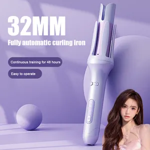 Giáng Sinh Món Quà Hands Miễn Phí Uốn Sắt Curl Bện Tóc Ép Tóc Và Curler 2 Trong 1 Tóc Sắt