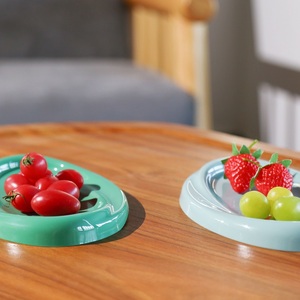 Assiette en mélamine Morden taille M, vaisselle ronde colorée, ensemble de vaisselle, cadeaux pour la maison - Product Image 2