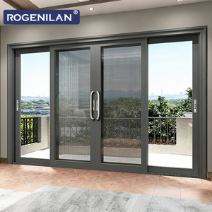 <span class=keywords><strong>Porte</strong></span> <span class=keywords><strong>coulissante</strong></span> extérieure en aluminium et verre Rogenilan pour maisons et patios, à économie d'énergie, double vitrage trempé - Product Image 2