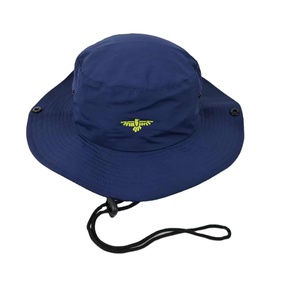 Chapeau de plage en nylon unisexe de qualité OEM avec broderie pour les sports décontractés et les voyages en plein air pour adultes - Product Image 1