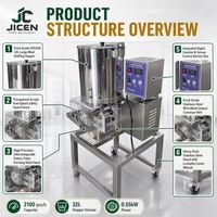 Machine automatique à shawarma JC avec composants PLC, haute rigidité, capacité de production de 2100 pièces/min/h, 380V