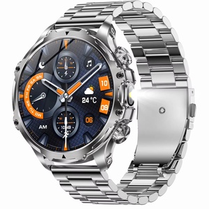 Reloj Inteligente AK75 con Linterna, Pantalla IPS de 1.9 Pulgadas, para Llamadas, Resistente al Agua, Oxígeno en Sangre, Monitor de Sueño y Actividad Física para Hombre, Aleación - Product Image 6