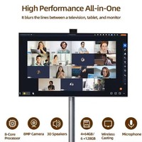 Televisor Portátil Inteligente de 21.2/24/27/32 Pulgadas con Android, Pantalla Táctil LED 4K LCD, Funciona con Batería, para Sala de Estar u Hotel