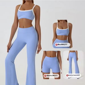 Traje <span class=keywords><strong>de</strong></span> deportes al aire libre Naked Tight Fitness Yoga Activewear Wear Thin Shoulder Strap Transpirable Contraste Color Cintura - Product Image 1