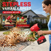 Souffleur puissant de type jet de 700 W, conception sans fil 20 V, vitesse du vent turbo de 35 000 tr/min, idéal pour le dépoussiérage et le déneigement domestiques