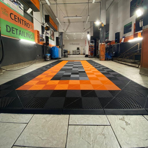 Logo personnalisé ne se décolore jamais carreaux de sol de <span class=keywords><strong>garage</strong></span> carreaux de sol de <span class=keywords><strong>garage</strong></span> en caoutchouc pvc - Product Image 2
