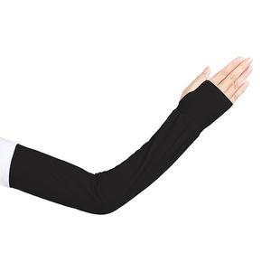 Outdoor Cycling Arm Sleeves Nylon Anti-Uv Quick Dry Breathable Non-Slip Unisex Adult Solid Color Sun Protection Sleeve - Product Image 4