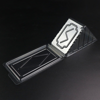 Gâteau au fromage Triangle forme gâteau tranche boîte Transparent gâteau paquet boîte Sandwich gâteau emballage boîte Sandwich emballage