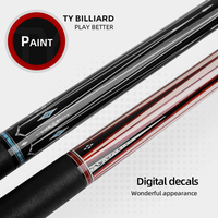 Queue de billard de haute qualité TY Brand SK Series, options de pointe de 12,5 mm/11,8 mm, manche en bois d'érable nord-américain, enveloppe en lin, Taco De