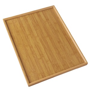 Ensemble de plateaux de service en bambou rectangulaires, bois naturel, style japonais, pour le thé, le café, la salle à manger, la cuisine - Product Image 5