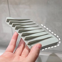 Barre de voyage antidérapante de qualité supérieure porte-savon en Silicone pour douche salle de bain ou cuisine baignoire éponges tapis et coussinets plateau