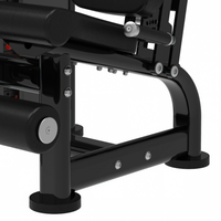 Machine à extensions de jambes assise à charge libre pour entraînement des quadriceps, équipement de musculation pour clubs de fitness, salles de sport et studios