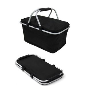 Cesta de Compras Plegable y Aislada de Aluminio para Supermercado, Moderna, para Picnic, con Aislamiento Térmico - Product Image 1