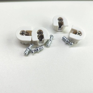 Rafix Zinc Alloy 3-in-1 <b>Plastic</b> and Wood Furniture Cabinet Connector Iron <b>Kitchen</b> Shelf Support Pins for Wardrobe Use - Product Image 6